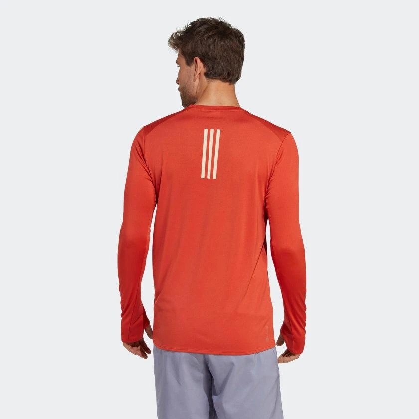 商品Adidas|Men's adidas Boston Marathon 2023 Long Sleeve Running Tee,价格¥153,第3张图片详细描述