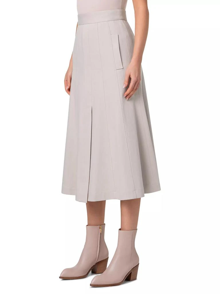 商品Akris|Denim Pleated Midi-Skirt,价格¥7550,第3张图片详细描述