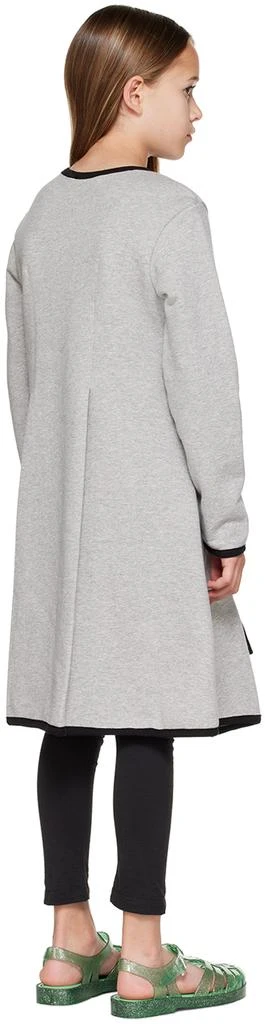 商品Marni|Kids Gray Embroidered Dress,价格¥595,第3张图片详细描述