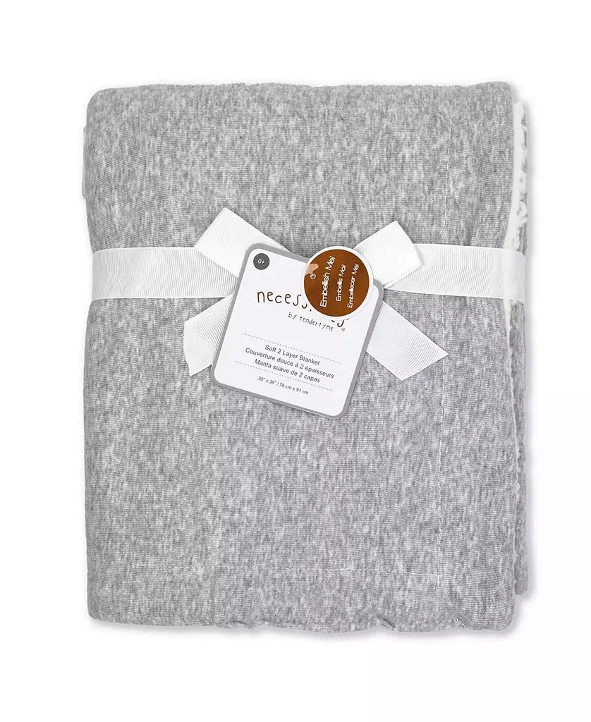 商品3 Stories Trading|Baby Boys or Baby Girls Knit Blanket with Sherpa,价格¥186,第2张图片详细描述