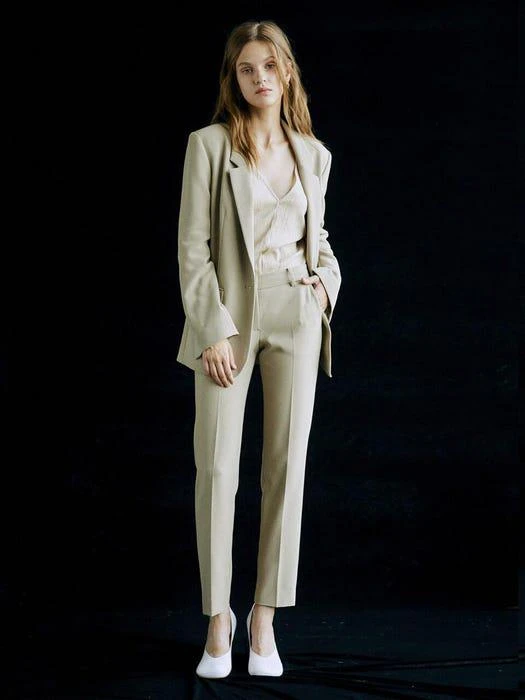 商品FRONTROW|Slit Cuffs Tailored Blazer,价格¥301,第4张图片详细描述