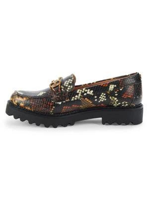 商品Sam Edelman|Deana Snakeskin-Embossed Bit Loafers,价格¥149,第4张图片详细描述
