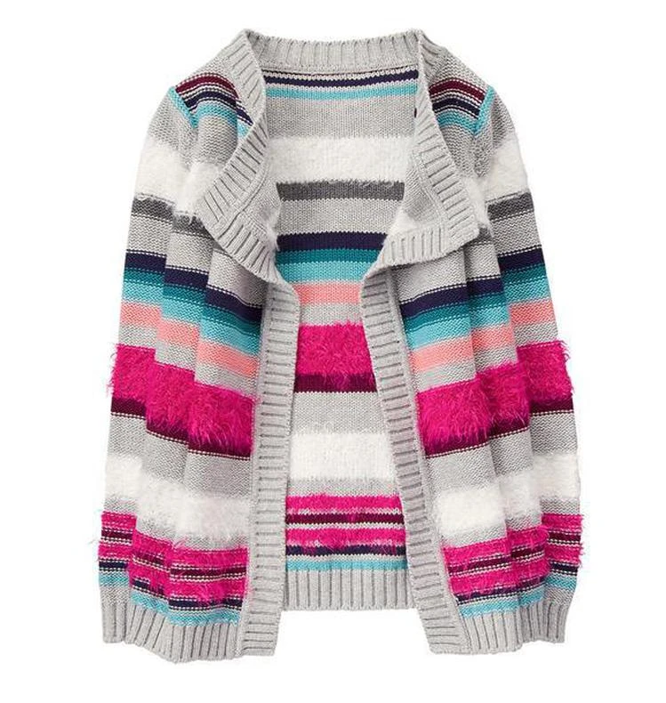 商品Gymboree|Fuzzy Striped Cardigan,价格¥75,第1张图片