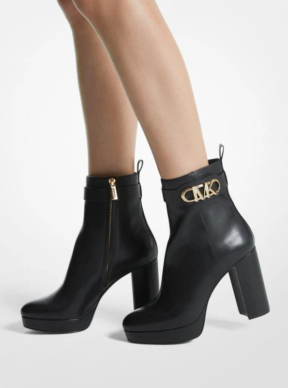 商品Michael Kors|Parker Leather Platform Boot,价格¥357,第5张图片详细描述