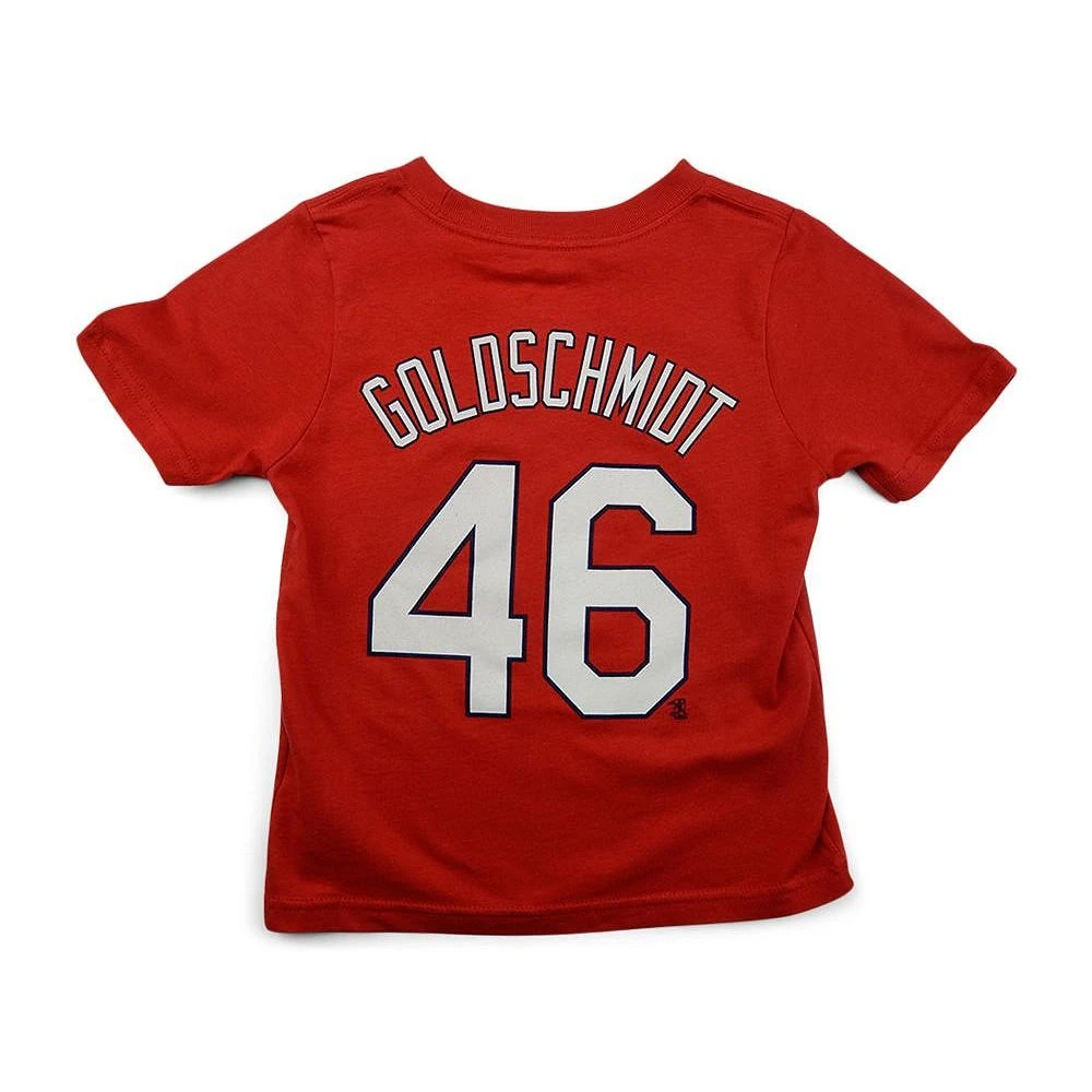 商品NIKE|St. Louis Cardinals Paul Goldschmidt Toddler Name and Number Player T-Shirt,价格¥195,第1张图片