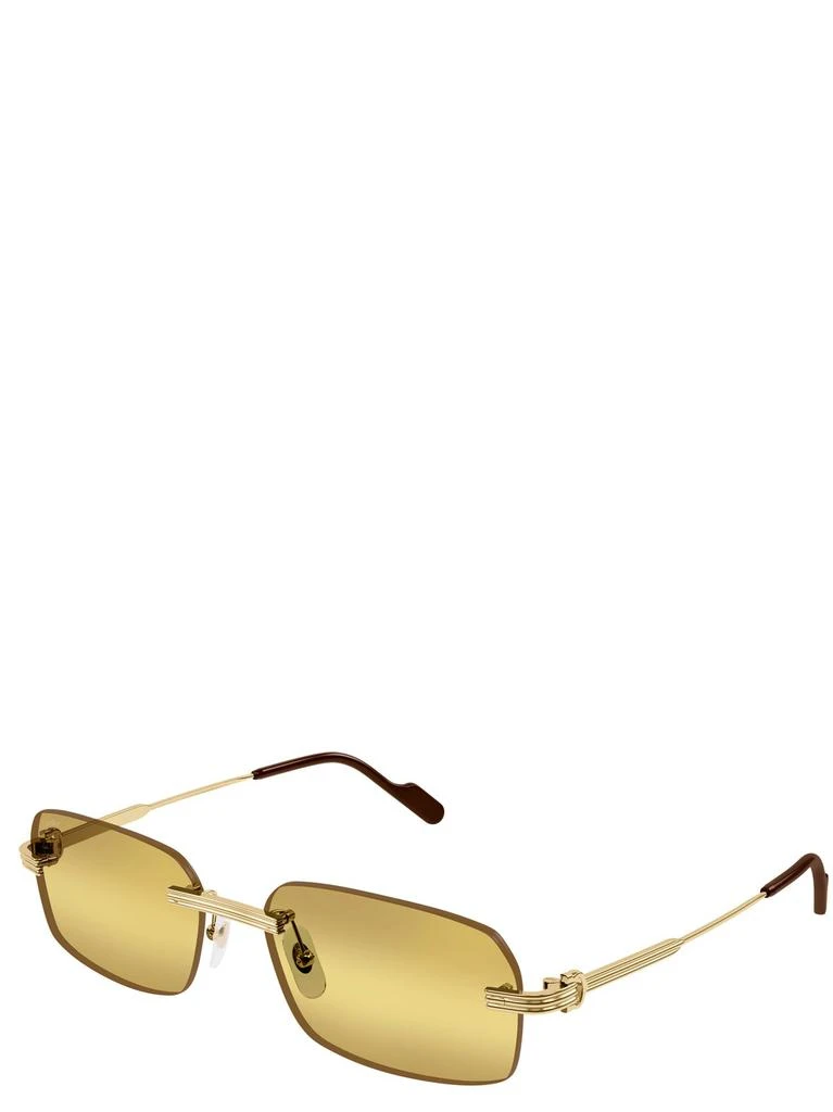 商品Cartier|Cartier Rectangular Frame Sunglasses,价格¥6618,第2张图片详细描述