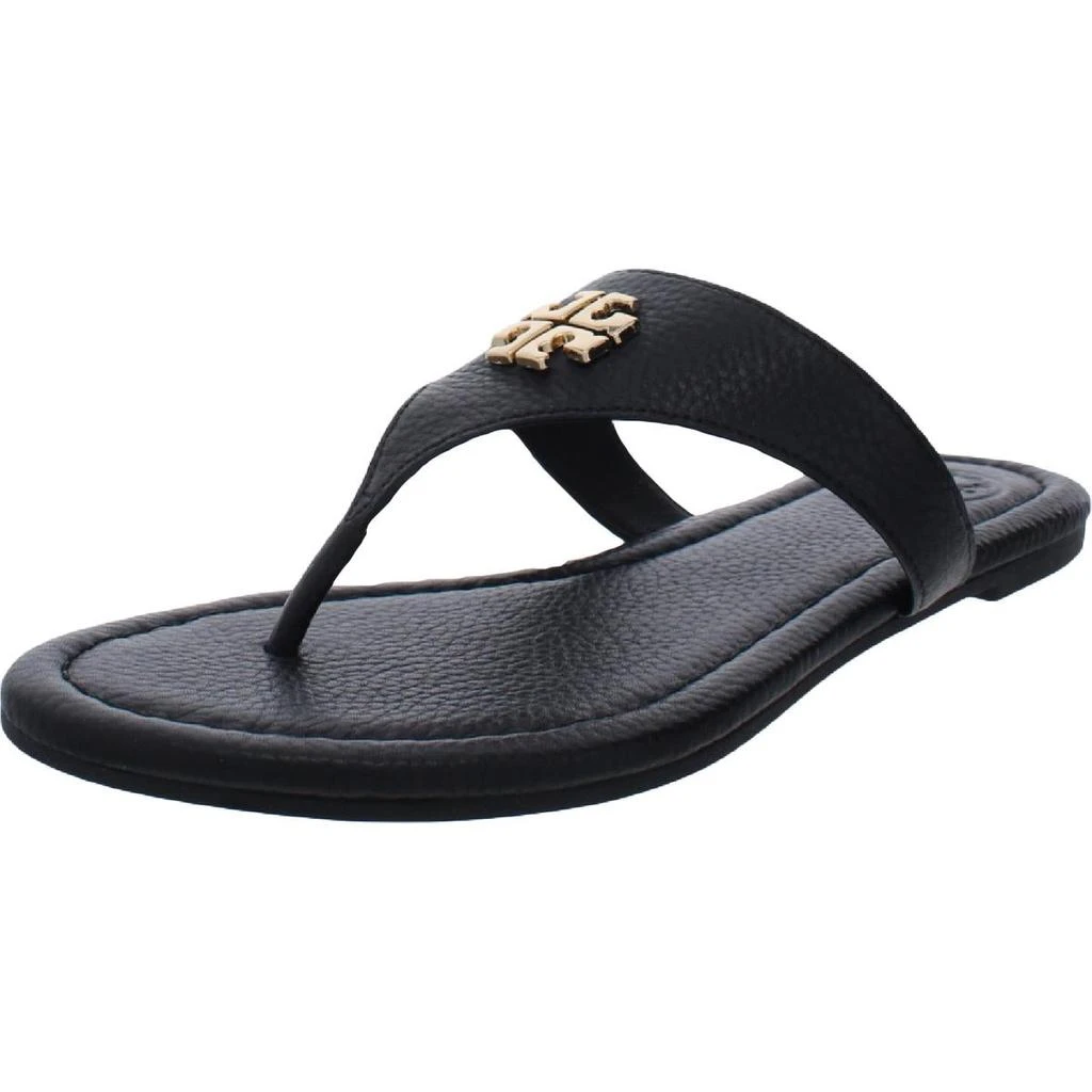 商品Tory Burch|Tory Burch Womens Jolie Leather Flip Flop Thong Sandals,价格¥1236,第1张图片