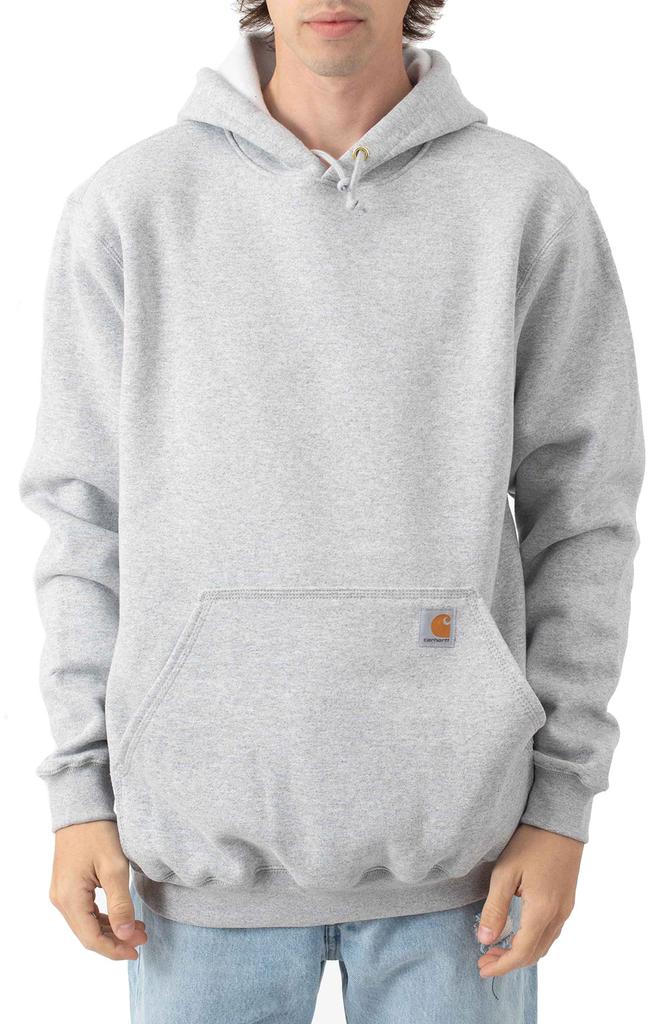 (K121) Midweight Pullover Hoodie - Heather Grey商品第1张图片规格展示