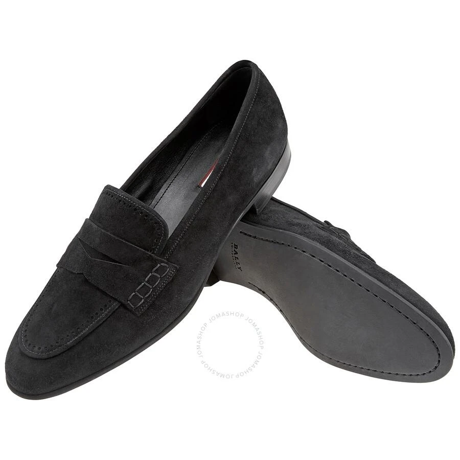 商品Bally|Ladies Black Romika Penny Loafers,价格¥1157,第2张图片详细描述