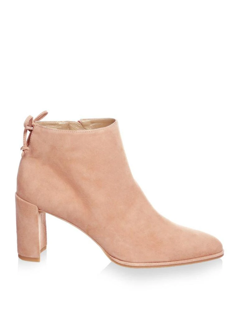 商品Stuart Weitzman|Lofty 麂皮后系带踝靴,价格¥1493,第5张图片详细描述