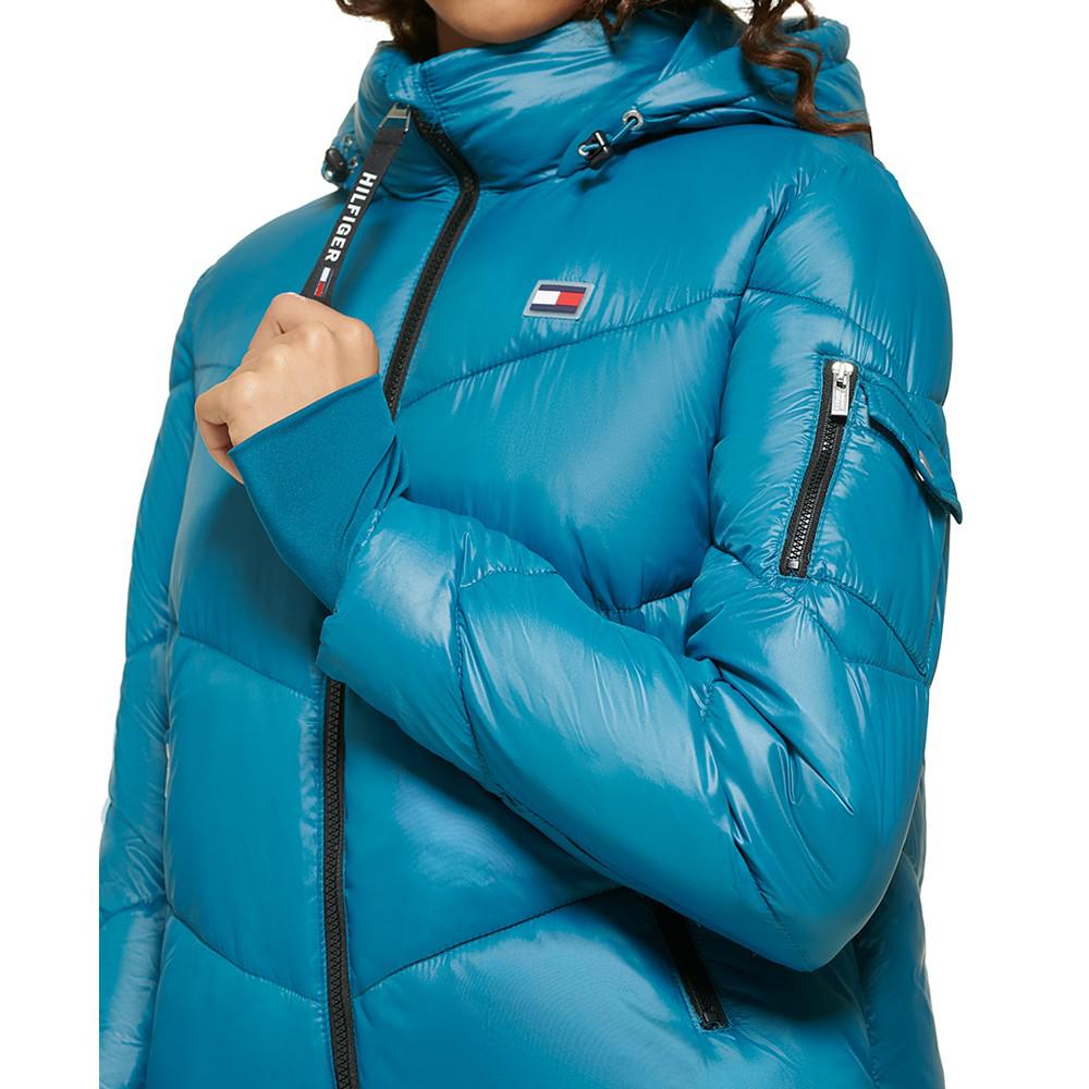 Women's Hooded Puffer Jacket商品第6张图片规格展示