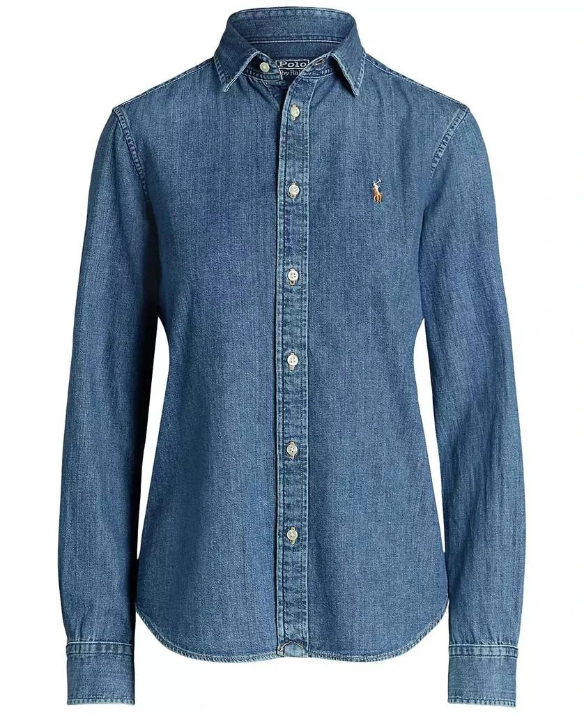 商品Ralph Lauren|Women's Slim-Fit Denim Shirt,价格¥1243,第5张图片详细描述