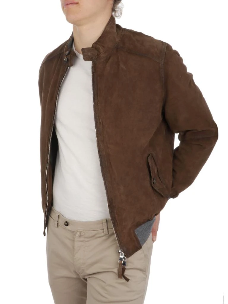 商品THE JACK LEATHERS|The jack leathers men's brown suede outerwear jacket,价格¥3815,第2张图片详细描述