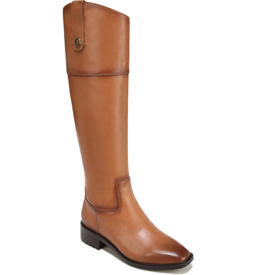 商品Sam Edelman|Drina Leather Knee High Boot,价格¥296,第1张图片