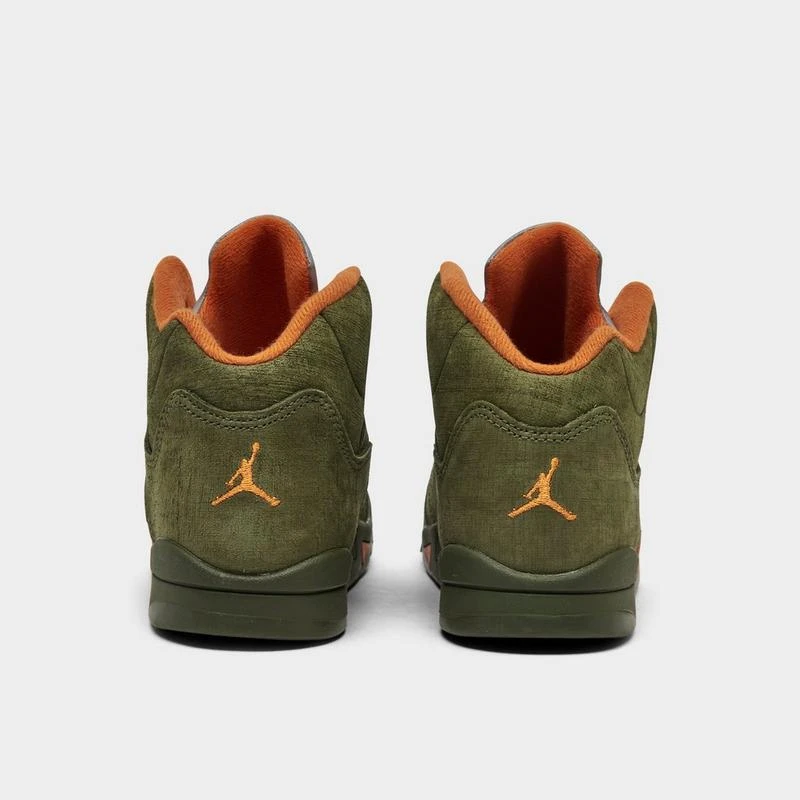 商品Jordan|Little Kids' Air Jordan Retro 5 Basketball Shoes,价格¥183,第4张图片详细描述