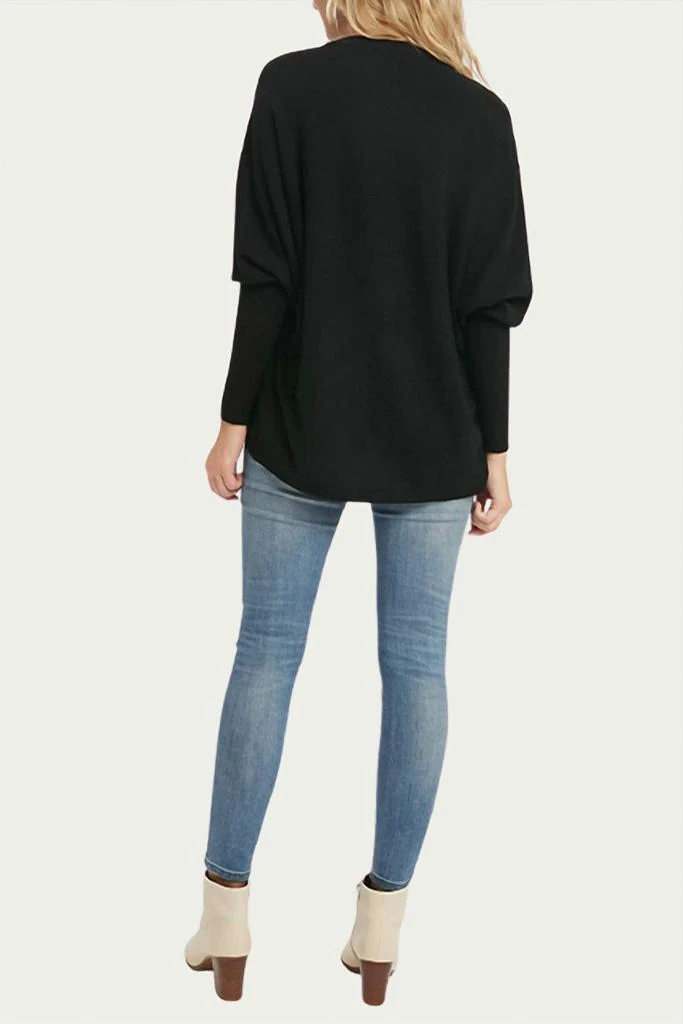 商品BluIvy|Slouchy Dolman Crewneck Pullover In Black,价格¥336,第2张图片详细描述