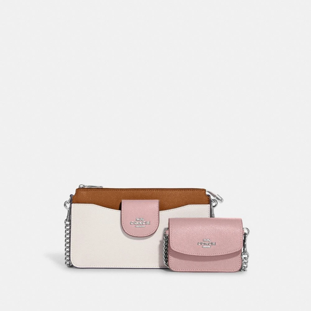 商品[国内直发] Coach|【清仓价】蔻驰女包斜挎包子母包奢侈品皮质单肩斜挎包生日礼物送礼C3608 SVVCQ,价格¥849,第1张图片