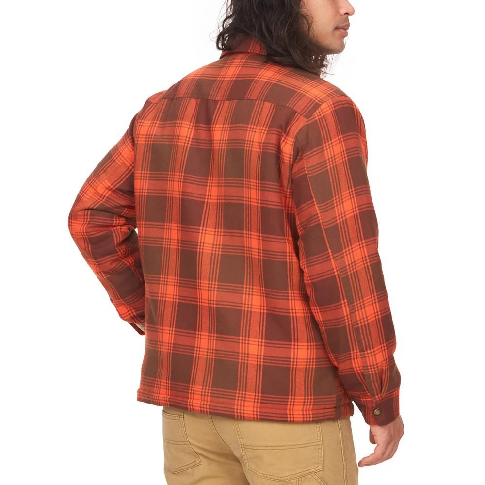 商品Marmot|Men's Ridgefield Plaid Fleece-Lined Flannel Shirt Jacket,价格¥659,第2张图片详细描述