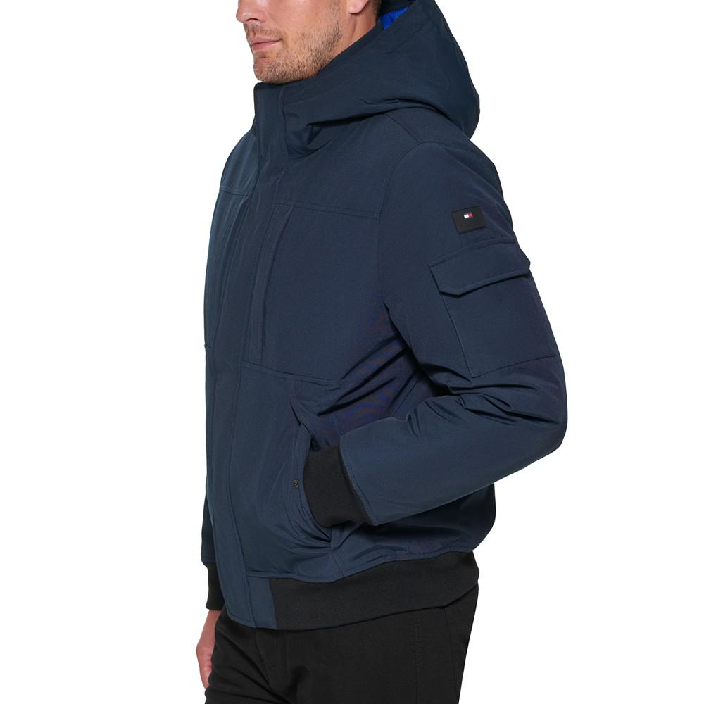 男士运动风连帽-实用保暖夹克商品第4张图片规格展示