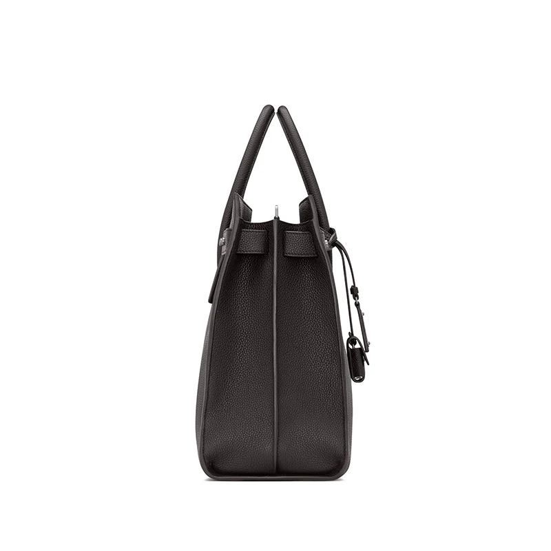 SAINT LAURENT PARIS/圣罗兰 YSL 男士大号风暴灰粒面小牛皮轻便锁可移动皮套头日用手提斜挎单肩包631526DTI0E1112 商品
