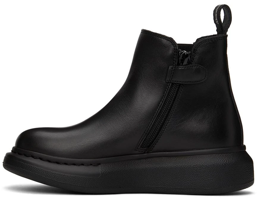 商品Alexander McQueen|Kids Black Hybrid Chelsea Boots,价格¥1170,第3张图片详细描述