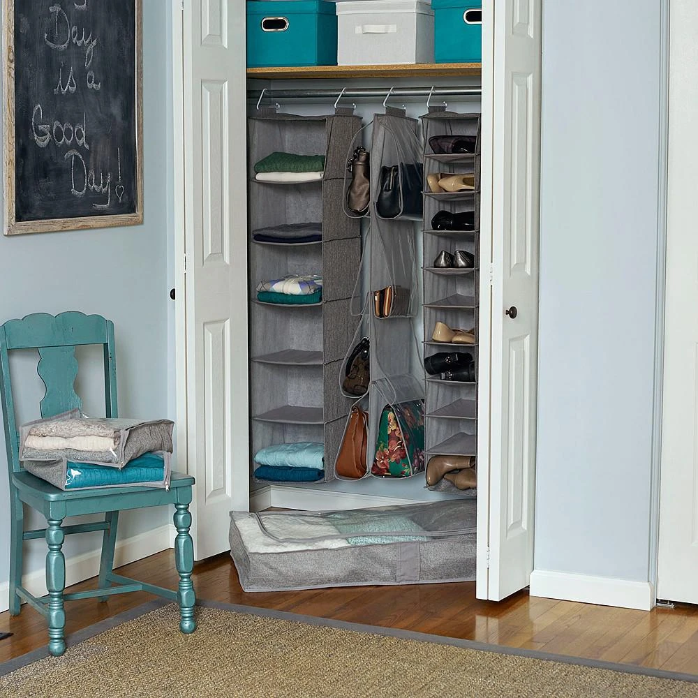 Gray Linen Zippered Under-the-Bed Storage Bag 商品