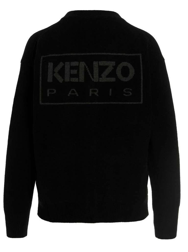 商品Kenzo|Kenzo Logo Intarsia-Knitted Crewneck Jumper,价格¥2180,第2张图片详细描述