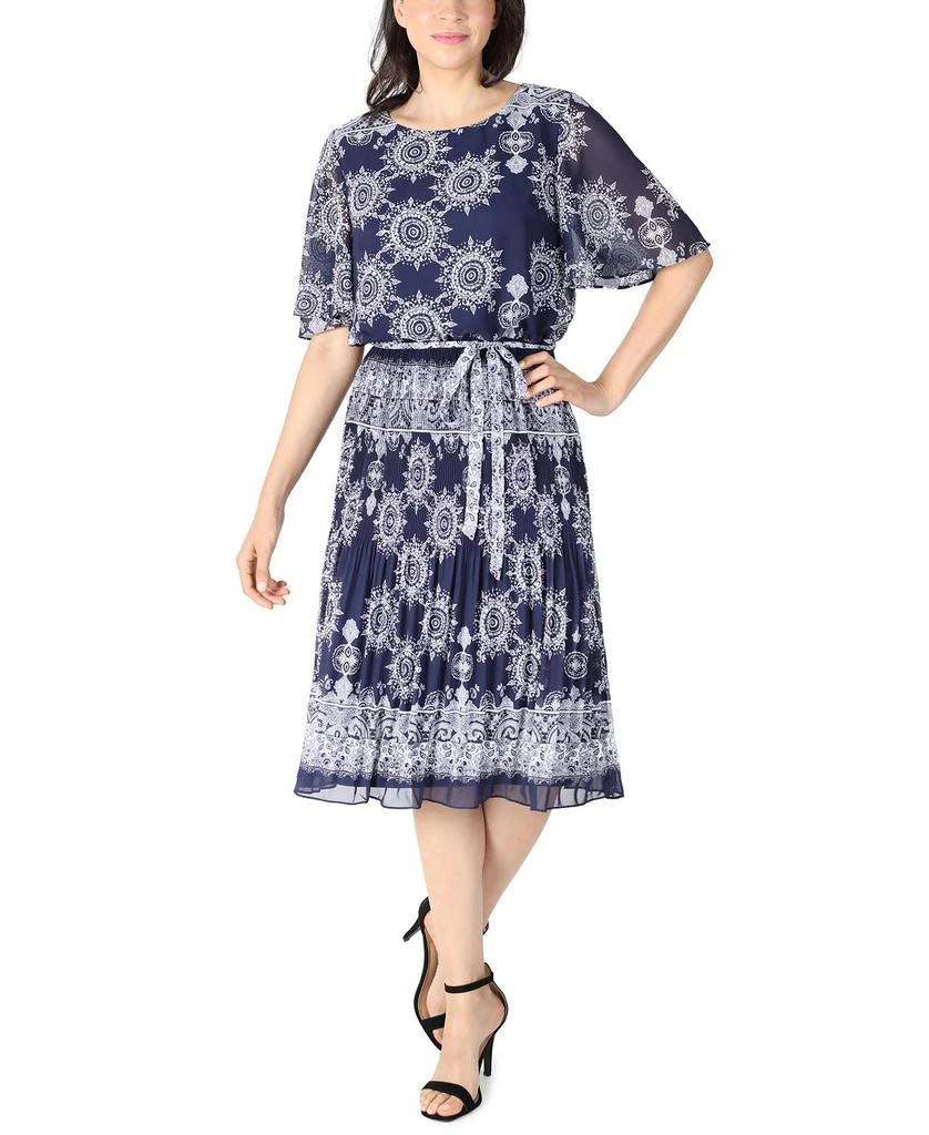 商品Sandra Darren|Flutter Sleeve Chiffon Dress,价格¥377,第1张图片