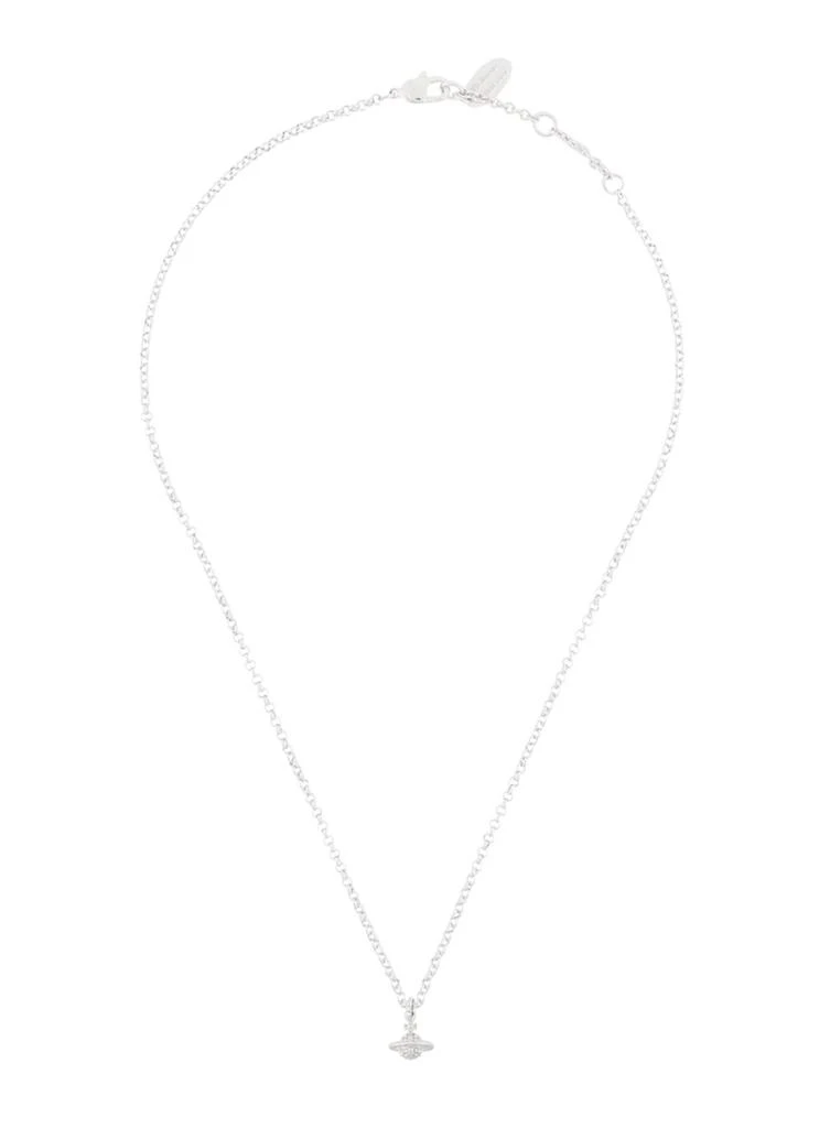 商品Vivienne Westwood|Vivienne Westwood mayfair small orb pendant rhodium,价格¥1136,第1张图片