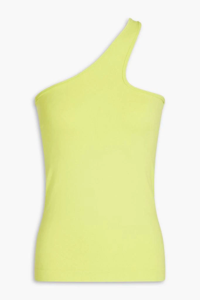 商品Helmut Lang|One-shoulder cutout stretch-jersey top,价格¥512,第1张图片