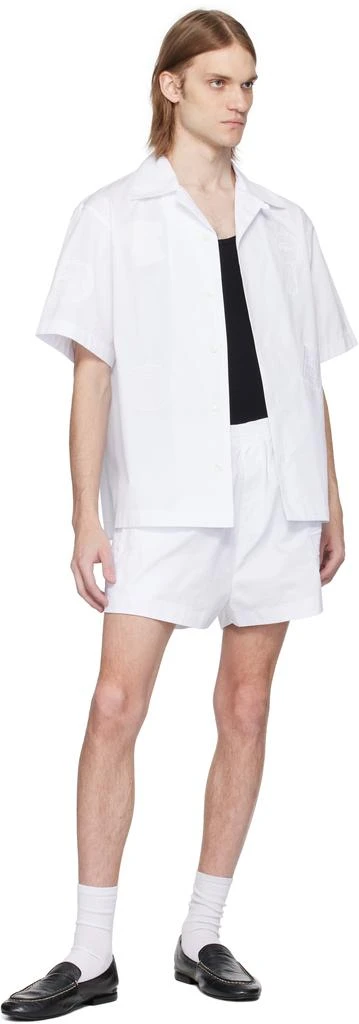 商品Lacoste|White Runway Lace Badge Shorts,价格¥1991,第4张图片详细描述