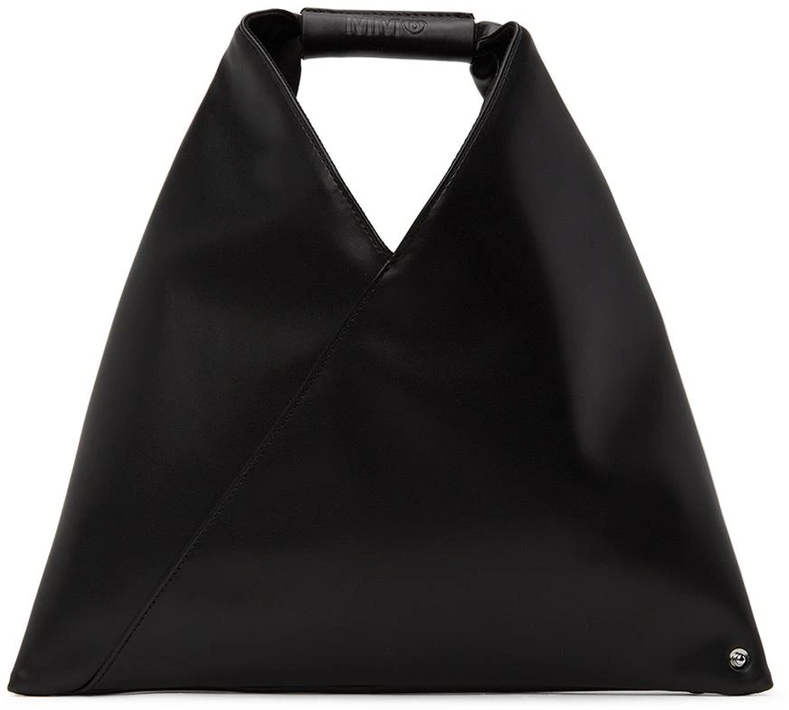 商品MAISON MARGIELA|SSENSE Exclusive Black Nano Faux-Leather Triangle Tote,价格¥1640,第1张图片