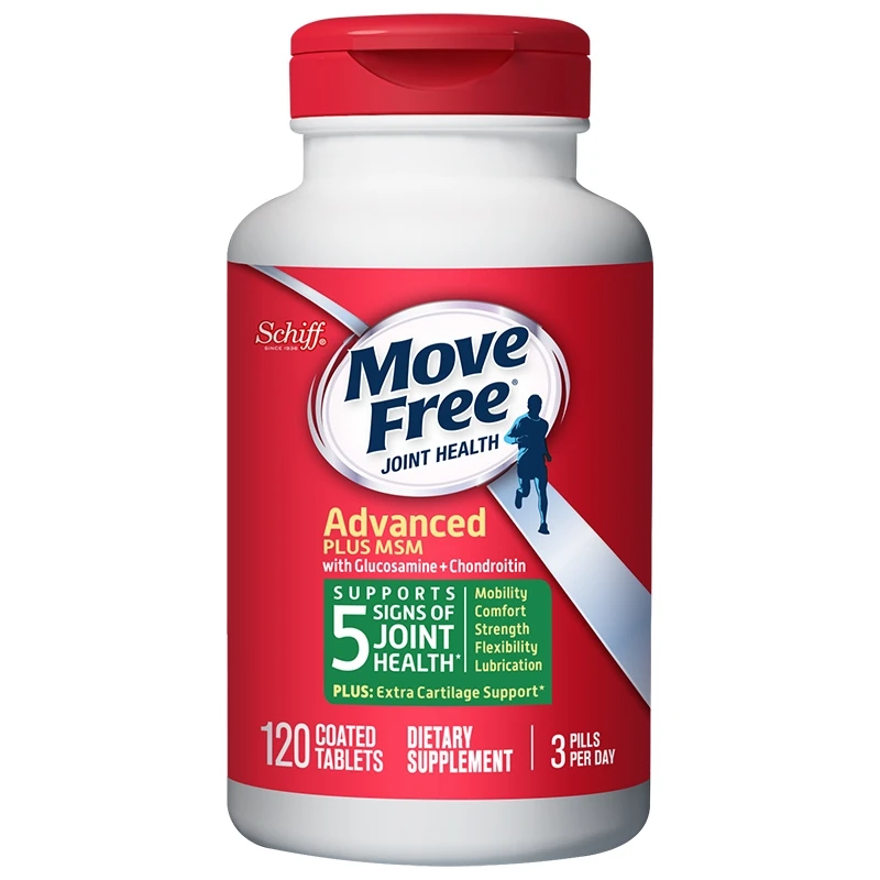 商品Move Free|SCHIFF MOVEFREE氨糖维骨力氨基葡萄糖MSM 绿盒 120粒*2,价格¥511,第1张图片