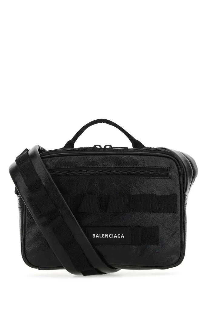 商品Balenciaga|Balenciaga Logo Patch Pouch Shoulder Bag,价格¥5082,第1张图片