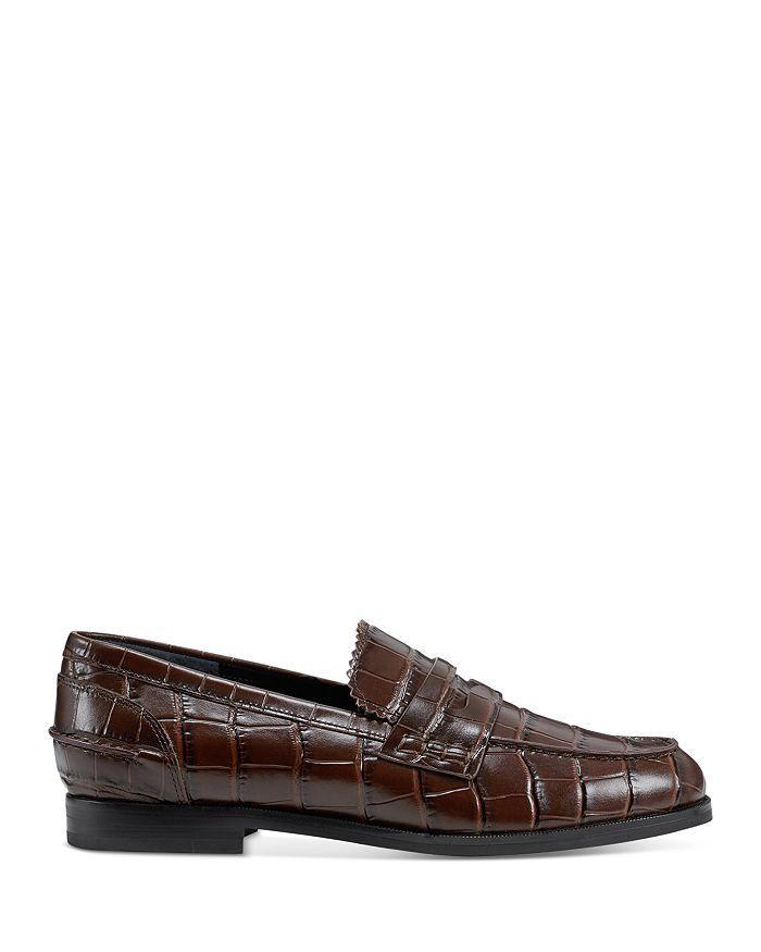 商品Marc Fisher|Women's Milton 2 Almond Toe Embossed Loafers,价格¥1125,第2张图片详细描述