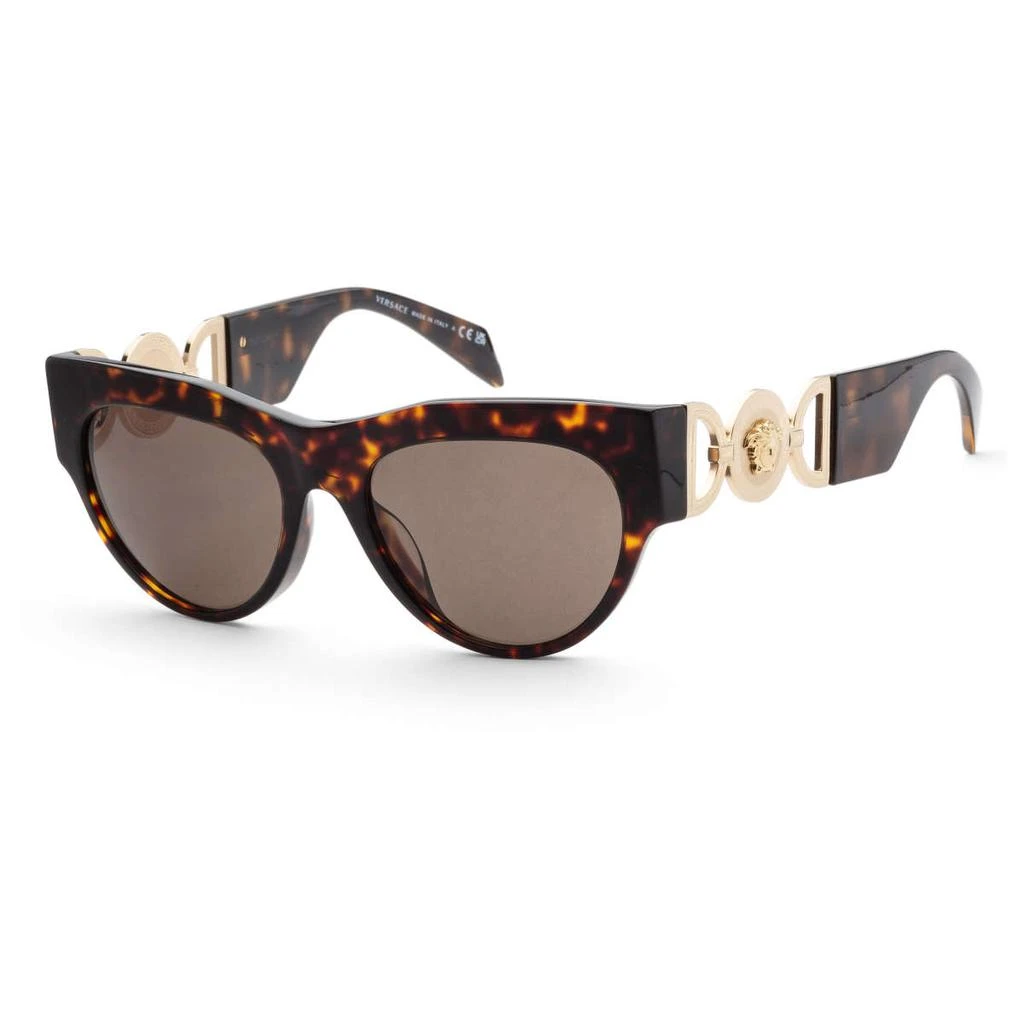 商品Versace|Versace Women's Brown Cat-Eye Sunglasses,价格¥949,第1张图片