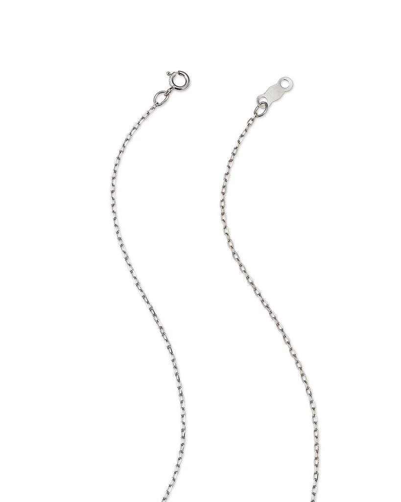 Diamond & Cultured Freshwater Pearl Pendant Necklace in 14K White Gold, 16" 商品