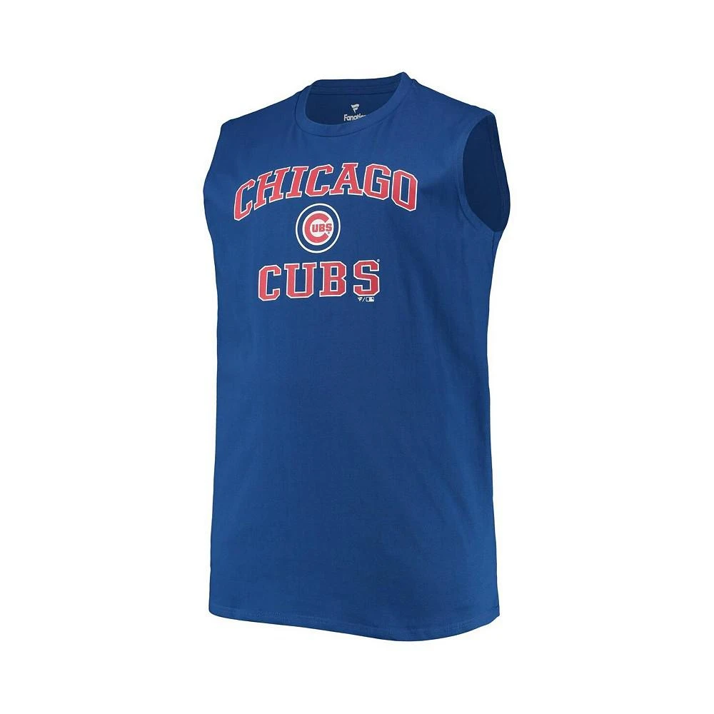 商品Profile|Men's Royal Chicago Cubs Big and Tall Jersey Muscle Tank Top,价格¥261,第3张图片详细描述