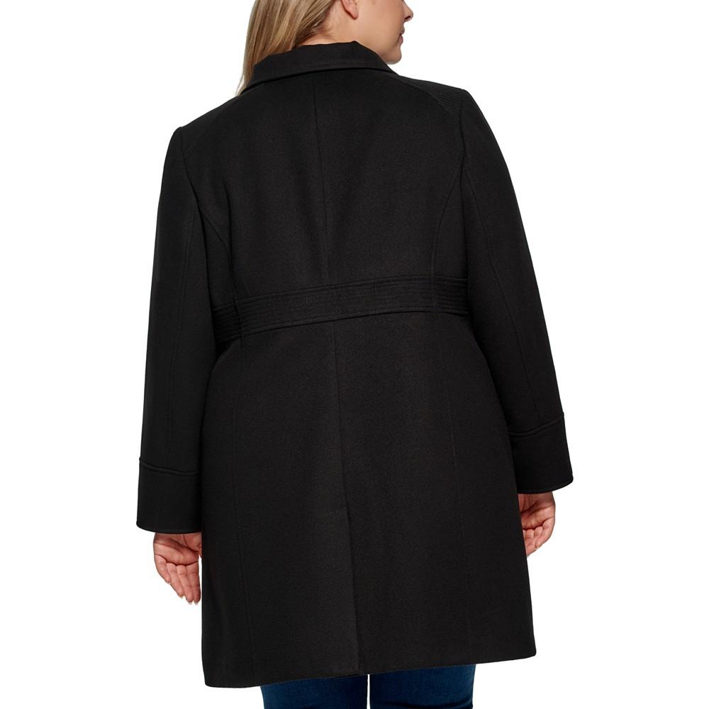 Plus Size Stand-Collar Coat, Created for Macy's商品第2张图片规格展示