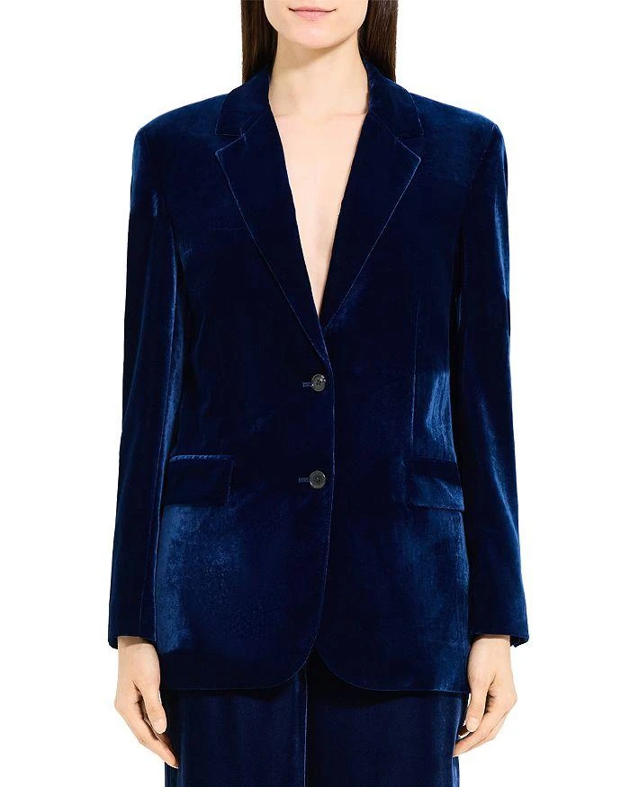 商品Theory|Velvet Two Button Blazer,价格¥1964,第1张图片