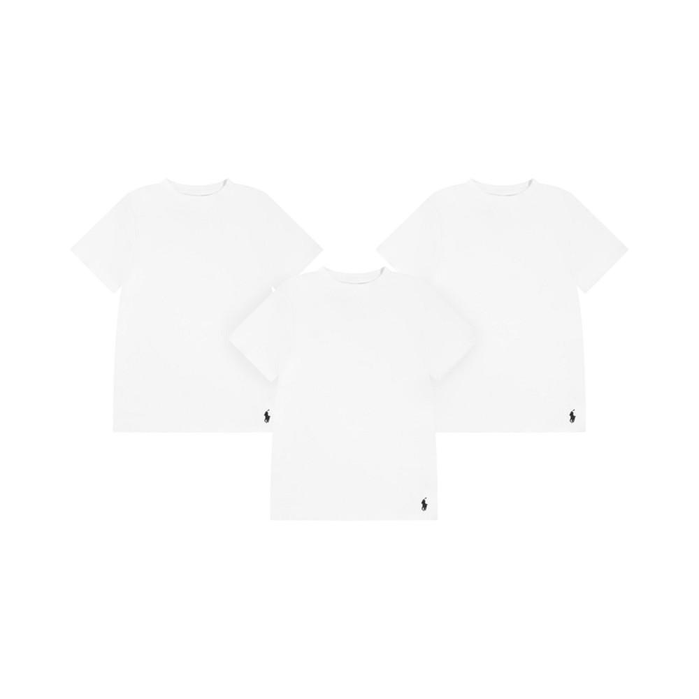Polo Ralph Lauren | Big Boys Cotton Crew Undershirt 3-Pack 189.40元 商品图片