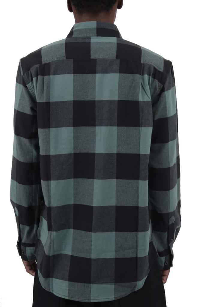 商品Carhartt|(105432) Rugged Flex Relaxed Fit MW Flannel L/S Plaid Shirt - Slate Green,价格¥440,第5张图片详细描述