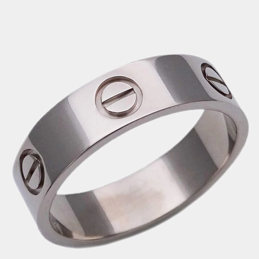 商品[二手商品] Cartier|Cartier Love 18K White Gold Ring EU 57,价格¥7927,第1张图片