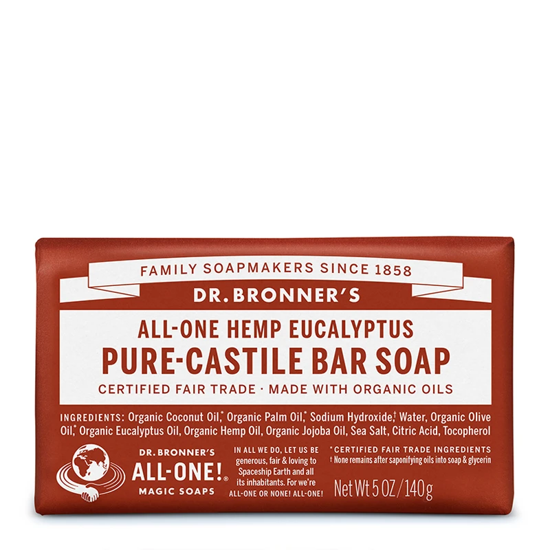 商品Dr. Bronner's|Dr Bronner&#39;s 布朗博士桉树多效香皂140g,价格¥67,第1张图片