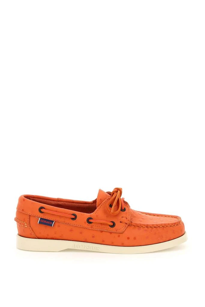 商品SEBAGO|Sebago Docksides Ostrich Mocassins,价格¥1900,第1张图片