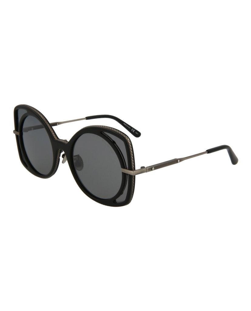 商品Bottega Veneta|Round-Frame Acetate Sunglasses,价格¥1181,第4张图片详细描述