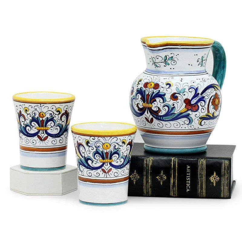 商品Artistica - Deruta of Italy|Ricco Deruta: Bundle with Two Cups & Pitcher,价格¥1604,第1张图片