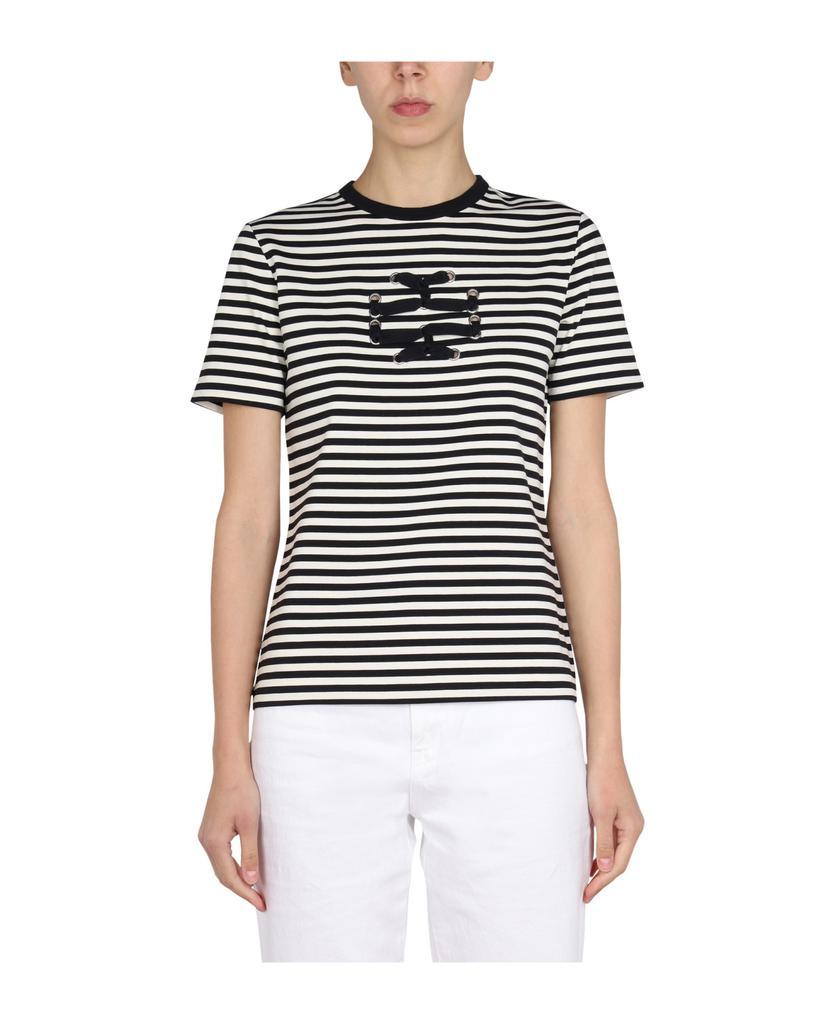 商品Tory Burch|Double T T-shirt,价格¥1442,第1张图片