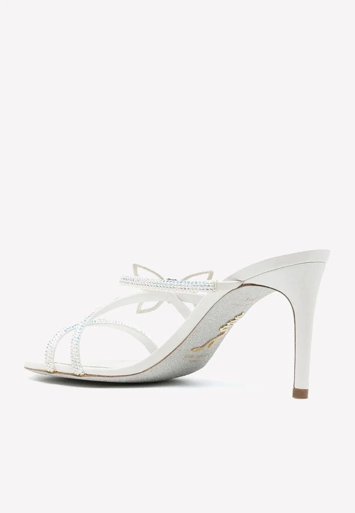 商品Rene Caovilla|80 Butterfly Applique Sandals,价格¥6179,第4张图片详细描述