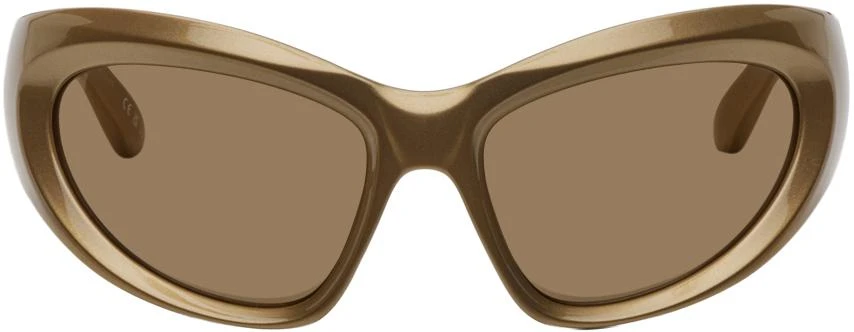 商品Balenciaga|Gold Cat-Eye Sunglasses,价格¥3437,第1张图片